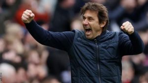 Conte thanks fans who shared his 'passion' after Tottenham exit