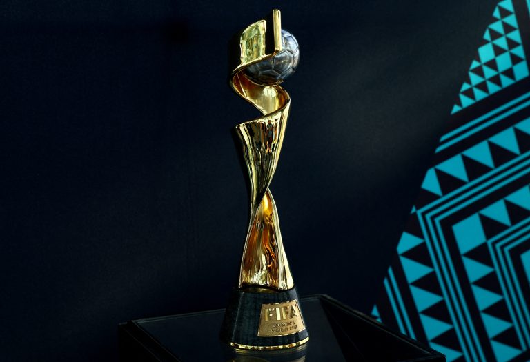 FILE PHOTO: Women’s World Cup trophy in New York
