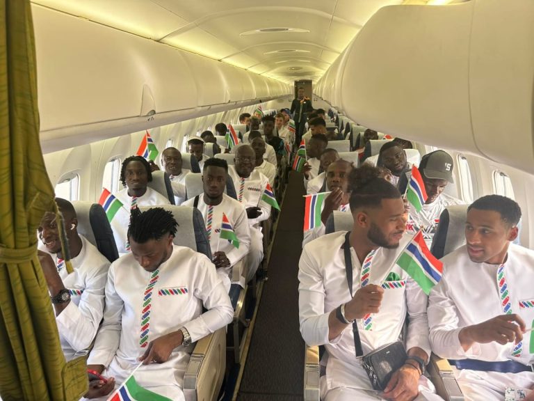gambia-players-on-plane-ahead-of-afcon