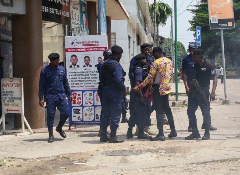 Congo police disperse protesters near western embassies with tear gas in Kinshasa