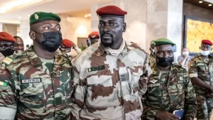 Guinea's military junta dissolves government and seals borders