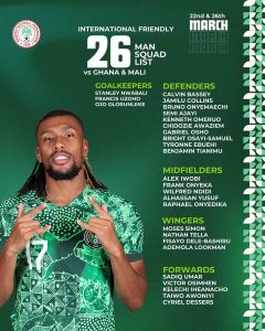 England-based defender Gabriel Osho and Tanzania-based Benjamin Tianimu have joined the super eagles team