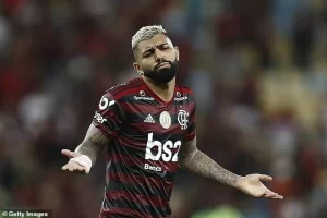 Flamengo forward Gabriel Barbosa suspended for two years in anti-doping case