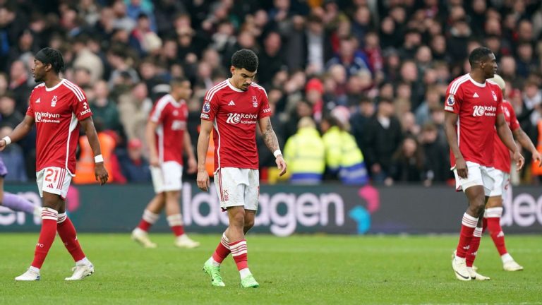 Nottingham Forest docked four points for breaking profit and sustainability rules