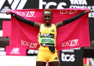 Kenya’s Peres Jepchirchir has set a world record for a women-only marathon