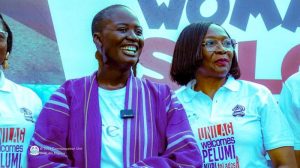 UNILAG HOST PELUMI NUBI ON ARRIVAL TO NIGERIA WITH CALL ON WOMEN TO ACHIEVE GREATNESS