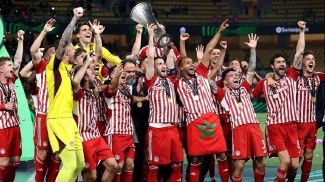 Morocco striker, Ayoub El Kaabi, was the hero, as his late extra-time goal helped Olympiacos beat Fiorentina 1-0 in the final of the Europa Conference League in Athens last night.