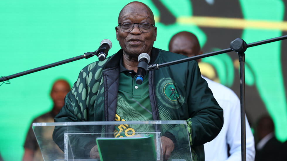 South Africa's highest court has barred former President Jacob Zuma from running for parliament in next week's general election.