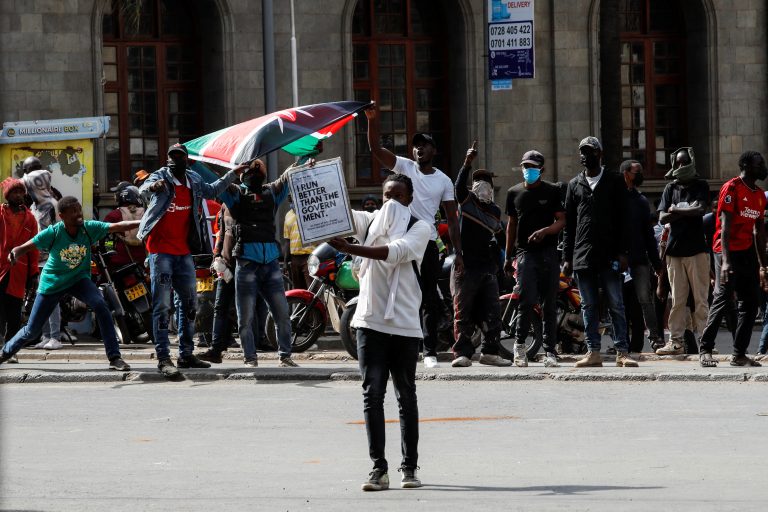 Anti-government protesters in Kenya have returned to the streets, demanding for President William Ruto to resign