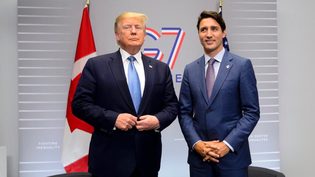 Donald Trump and Justin Trudeau