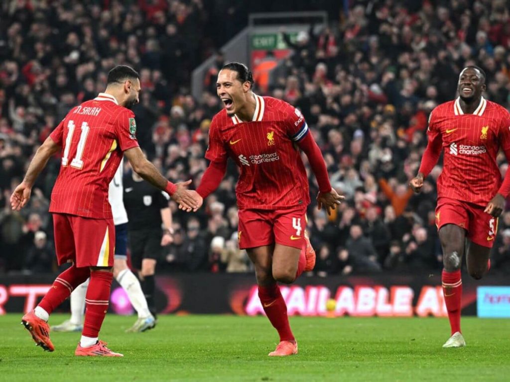 Liverpool Crush Spurs 4-0, Reach Carabao Cup Final