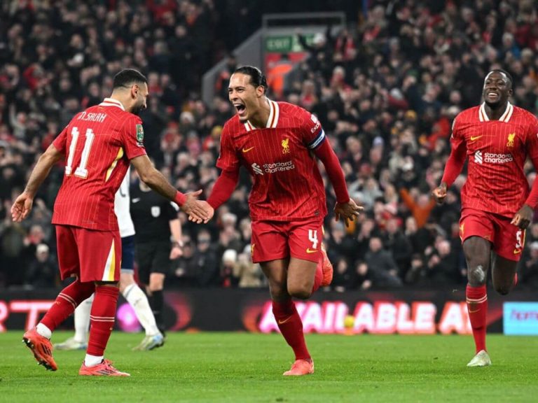 Liverpool Crush Spurs 4-0, Reach Carabao Cup Final