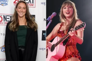 Kylie Kelce Praises Taylor Swift’s Work Ethic