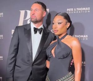 Megan Thee Stallion and Klay Thompson Go Public at NYC Gala