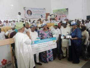 Hon. Noheem Adams Gives ₦25M, ATMs to Eti-Osa Constituents