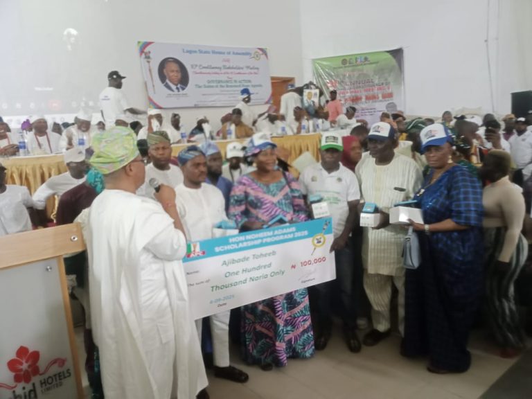 Hon. Noheem Adams Gives ₦25M, ATMs to Eti-Osa Constituents