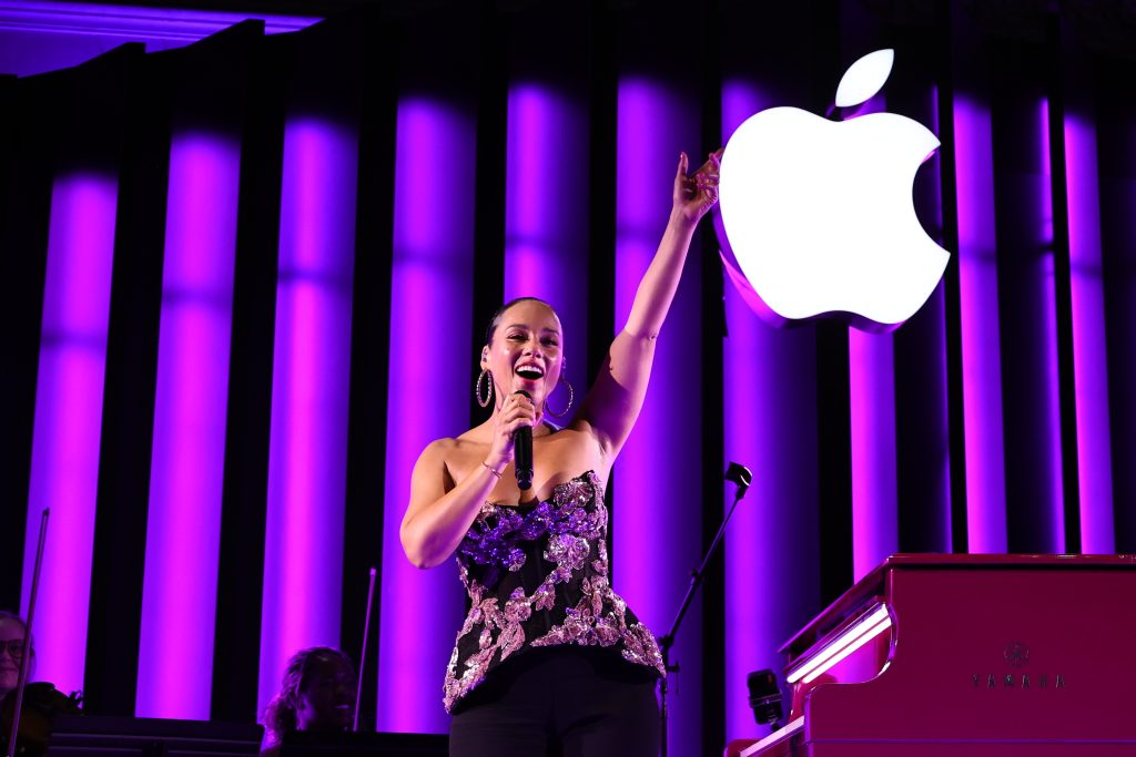 Apple Kicks Off 50th Anniversary Celebrations with Special Alicia Keys Performance at Apple Grand Central in New York