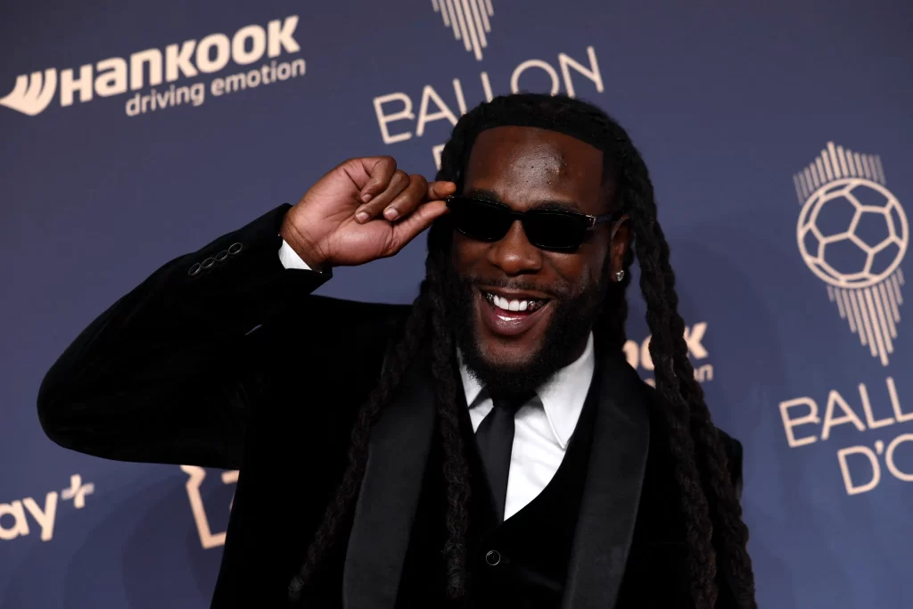 Burna Boy Ballon d'Or Sócrates Award