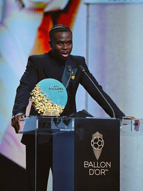 Bukayo Saka Ballon d'Or Sócrates Award
